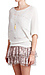 Open Knit Asymmetrical Sweater Thumb 2