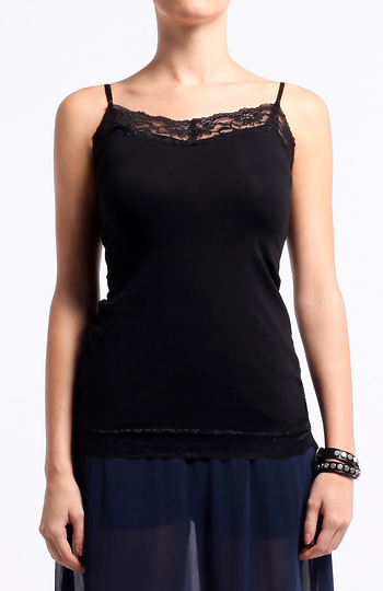 Black Lace Camisole Slide 1