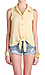 Sleeveless Collar Blouse Thumb 1