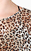 Cheetah Print Drape Blouse Thumb 4