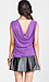 Sheer Drape Back Top Thumb 3