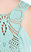 Sleeveless Crochet Back Overlap Top Thumb 4