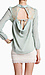 Mint Lace Open Back Blouse Thumb 3