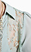 Mint Lace Open Back Blouse Thumb 4