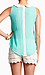 Mint Collar Top Thumb 3