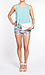 Sequin Embellished Denim Shorts Thumb 4