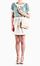 Ivory Ruched Pocket Skirt Thumb 5