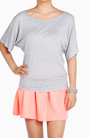 Banded Dolman Top Slide 1