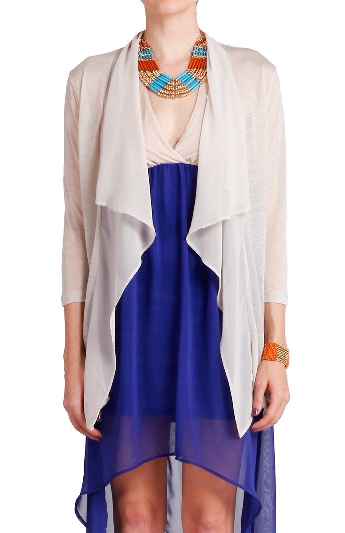 Sheer Drape Cardigan by Color Thread