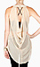 Sheer Cowl Cut Out Back Top Thumb 3