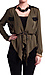 Color Block Top with Contrast Belt Thumb 1