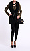Faux Fur Gilet with Leather Belt Thumb 5