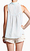 Sleeveless Button Down Top Thumb 3