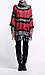 Grey & Pink Poncho Thumb 5