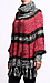 Grey & Pink Poncho Thumb 2
