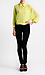 Sheer Batwing Collar Blouse Thumb 5