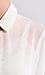 Sheer Batwing Collar Blouse Thumb 4