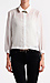 Sheer Batwing Collar Blouse Thumb 1