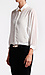 Sheer Batwing Collar Blouse Thumb 2