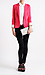 Sheer Batwing Collar Blouse Thumb 5
