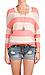 Wide Striped Knit Sweater Thumb 1