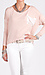 High Low Contrast Long Sleeve Top Thumb 1