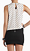 Beaded Collar Polkadots Top Thumb 3