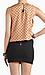 Beaded Collar Polkadots Top Thumb 3