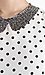 Beaded Collar Polkadots Top Thumb 4