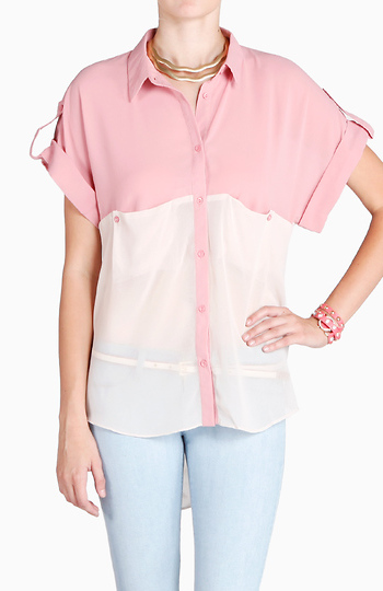 Draped Back Utility Top Slide 1