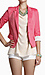 Striped Cuff Blazer Thumb 1