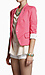 Striped Cuff Blazer Thumb 2