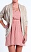 Collarless Shrug Cardigan Thumb 1