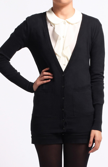 Fine Knit Cardigan Slide 1