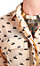 Swan Print Cropped Blouse Thumb 4