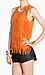 Sleeveless Fringe Top Thumb 2