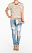 Sequin Python Envelope Clutch Thumb 5