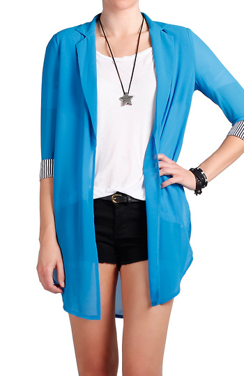 Sheer Blazer Slide 1