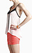 Black and White Button Down Tank Thumb 2