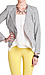 Vertically Pin Striped Blazer Thumb 1