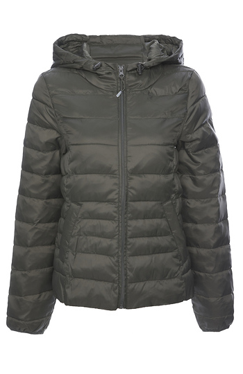 Quilted Short Hooded Jacket Slide 1