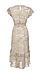 Ruffle Sleeve Printed Midi Dress Thumb 2
