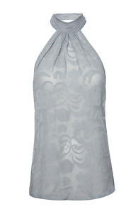 Elizabeth Crosby Tie Neck Top Slide 1