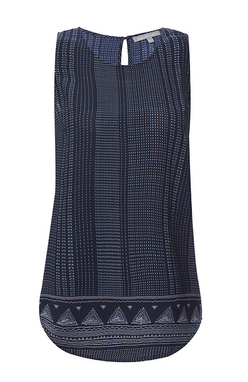 Daniel Rainn Sleeveless Print Top Slide 1