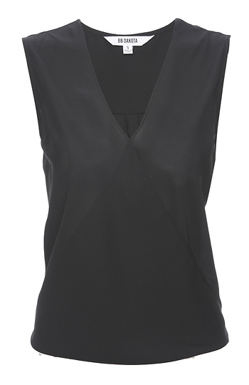 BB Dakota Surplice Sleeveless Top Slide 1