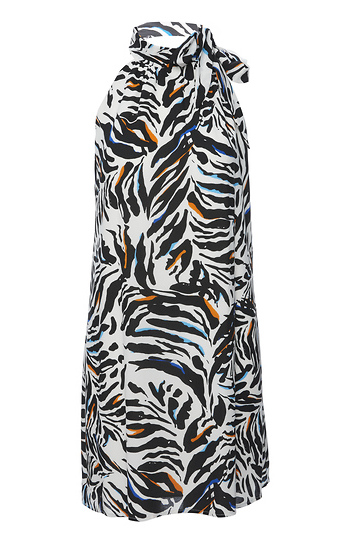 Veronica M Tie Neck Dress Slide 1