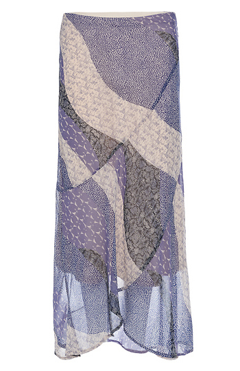 BB Dakota Patchwork Midi Skirt Slide 1