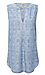 Liverpool Mandarin Collar Printed Top Thumb 1