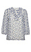 Collective Concepts 3/4 Sleeve Neck Tie Blouse Thumb 1