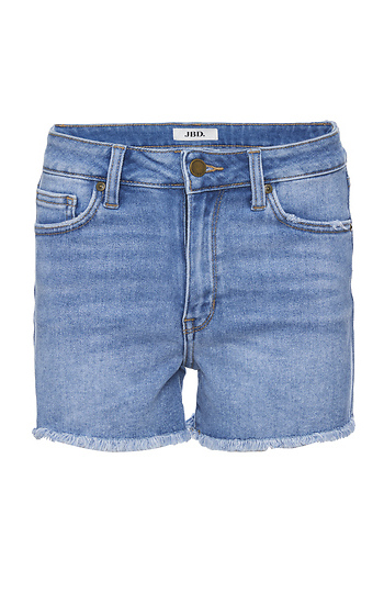 Just Black High Rise Frayed Hem Short Slide 1